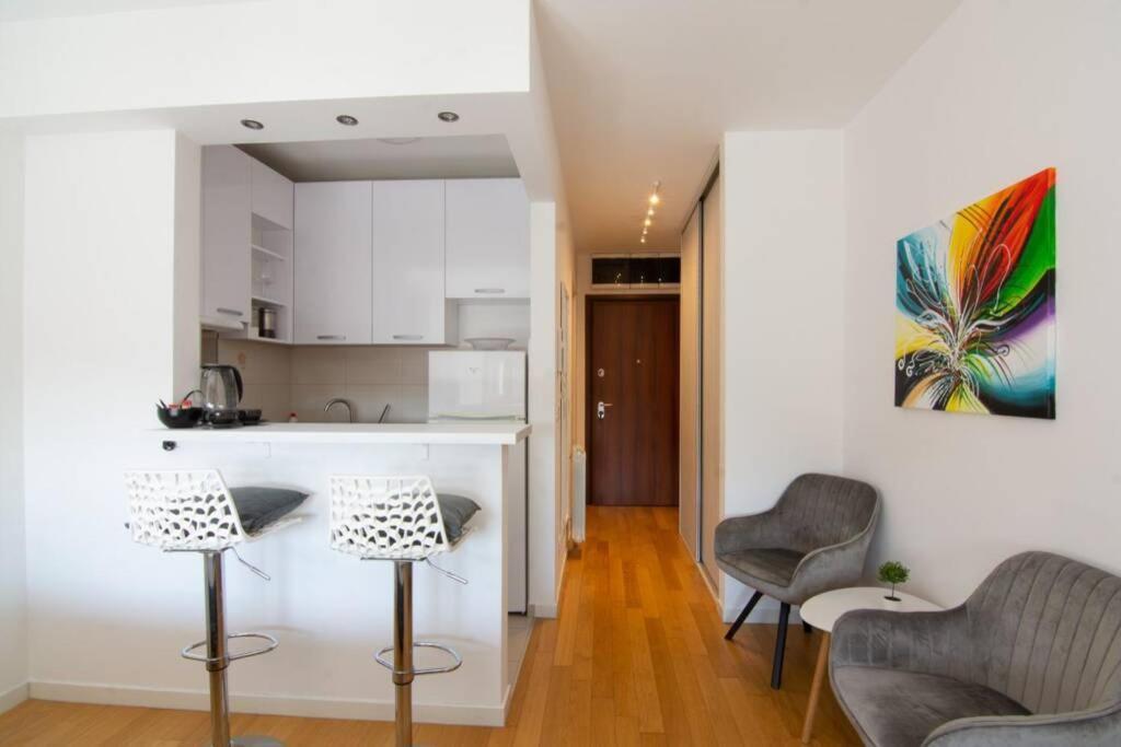 A Blok New Modern - Free Garage Parking, Comfortable, Quiet With A Park View Belgrade Exterior photo